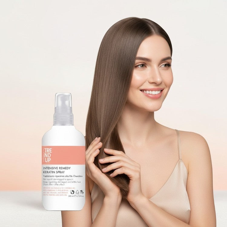 Spray cu keratină Intensive Remedy 200 ml pentru păr deteriorat, tratat chimic și uscat – John Hair