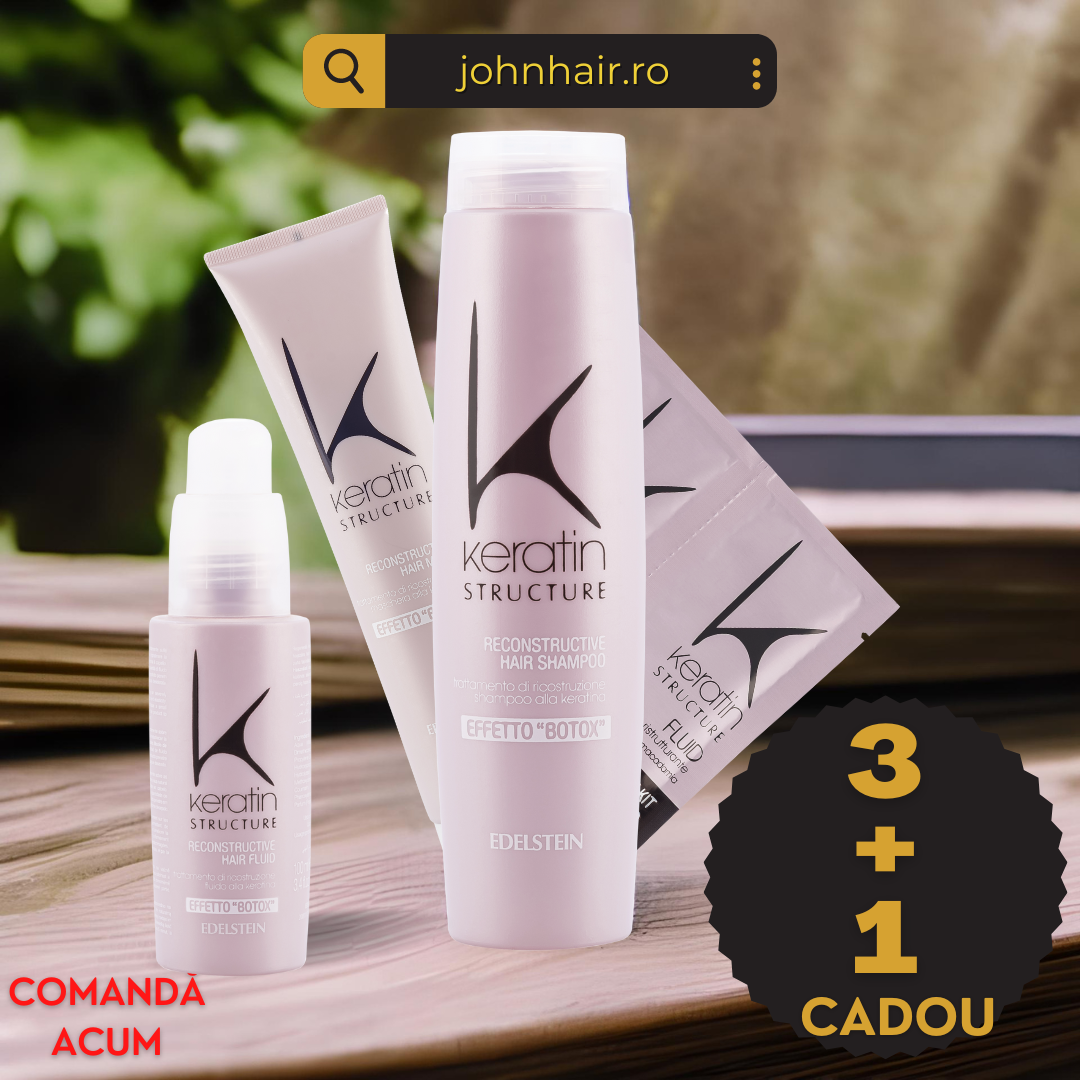 Set Îngrijire Păr Keratin Structure | Nutriție și Reparare