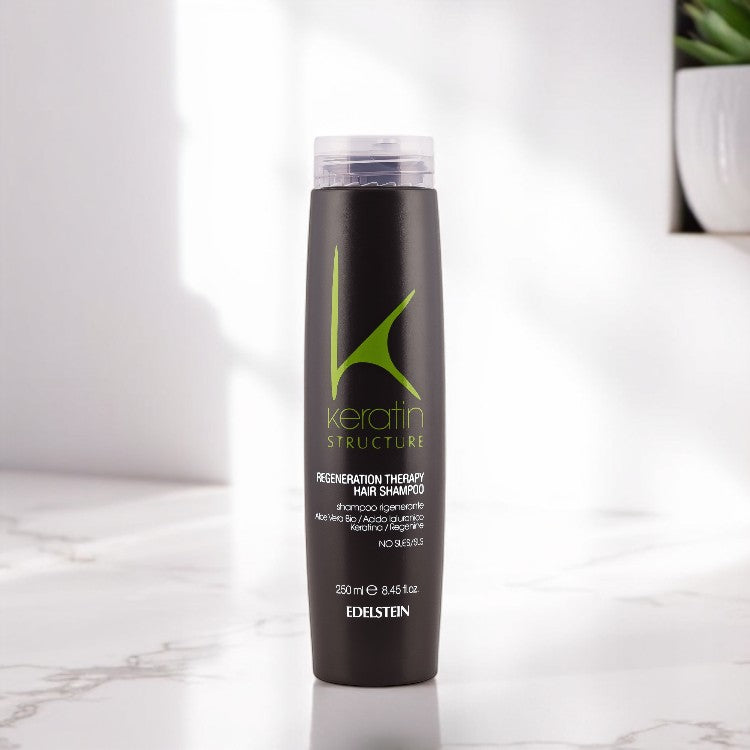 Șampon regenerant cu keratină 250 ml – reparare și fortifiere pentru păr deteriorat