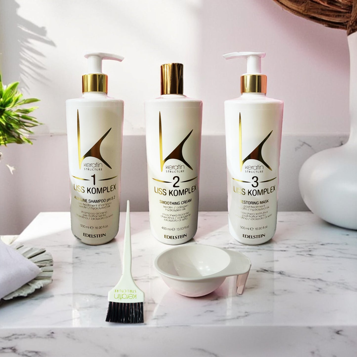 Pachet Îndreptare Păr Liss Complex | Tratament cu Keratină