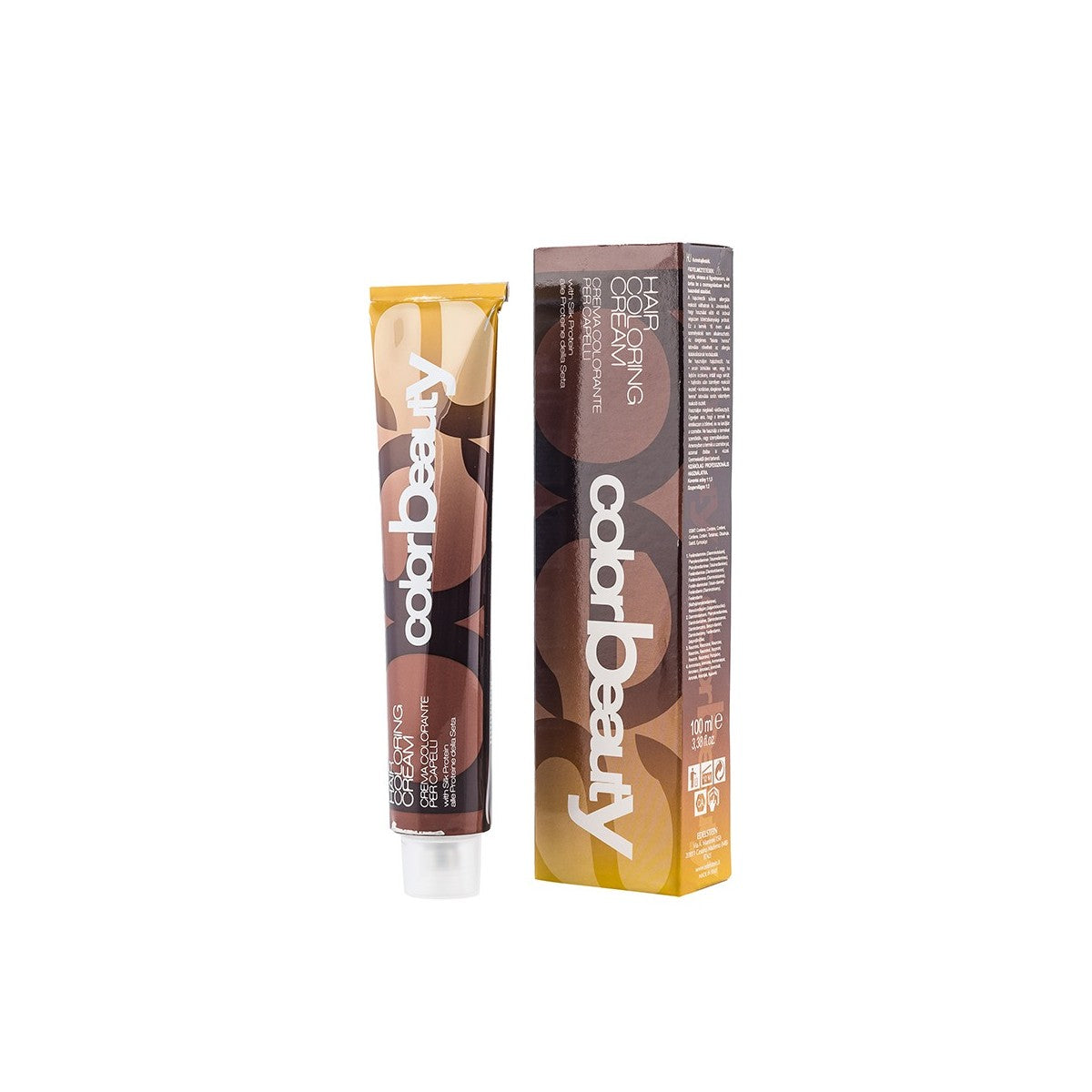 Vopsea de păr permanent Evolution profesională cu proteine din mătase 100ML (1:1,5) BLOND AURIU / 7.3 profesional pentru păr – John Hair