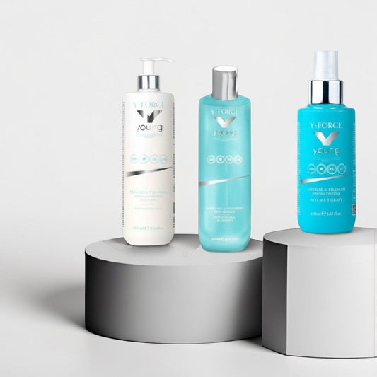 Y-Force Șampon Regenerator Anti-Age + Balsam + Spray Instant
