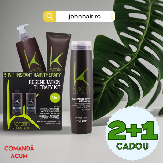 Set complet de îngrijire a luxului pentru păr Keratin 5in1