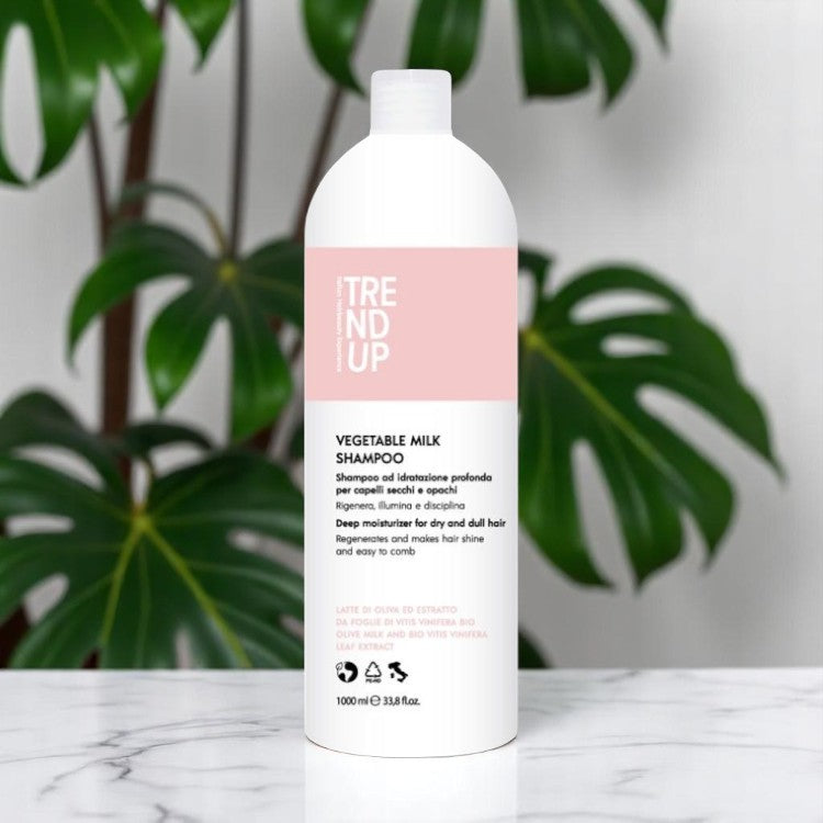 Șampon cu Lapte Vegetal 1000 ml | Hidratare Naturală și Suplețe profesional pentru păr – John Hair