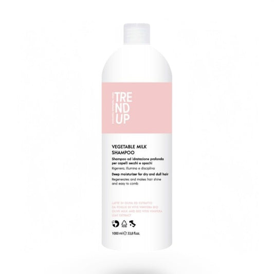 Șampon cu Lapte Vegetal 1000 ml | Hidratare Naturală și Suplețe