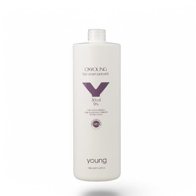Emulsie oxidantă Young Y-Plex pentru vopsea de păr persistentă 30Vol/9% 1000ML