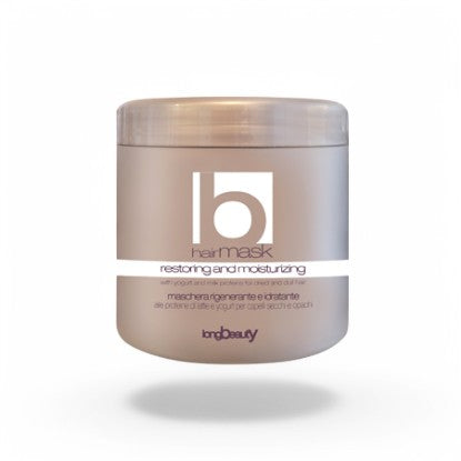 Regenerant și împachetează/mască cu proteine ​​din lapte și iaurt pentru păr uscat, lipsit de strălucire .