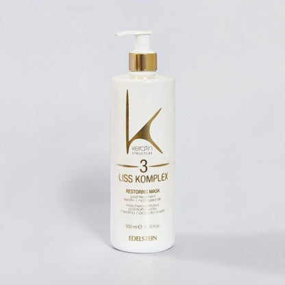 Complex Liss 2 Mască netezitoare (400 ml)Crema netezitoare utilizată în faza 2 nu conține formaldehidă. Datorită compoziției sale ce conține acid glioxilic, keratină, colagen, acid