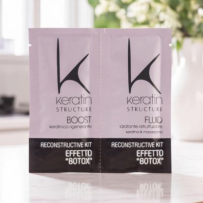 Tratament Botox cu keratină 2x12 ml – păr neted, regenerat și strălucitor