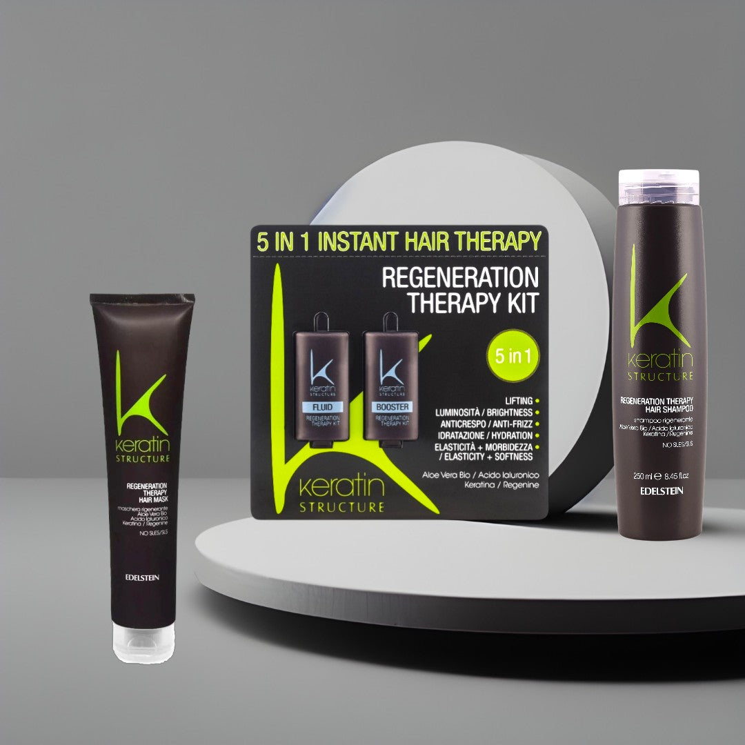 Set complet de îngrijire a luxului pentru păr Keratin 5in1