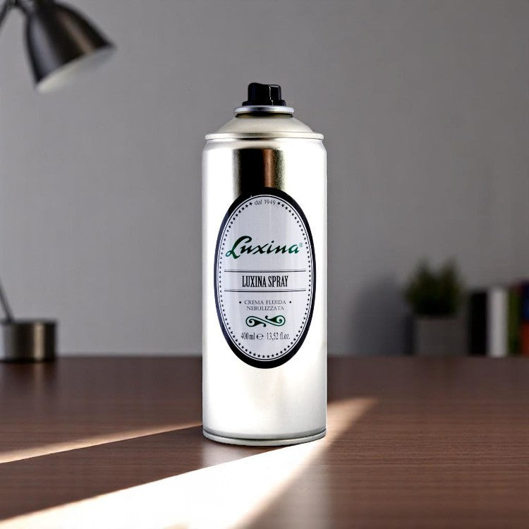 Spray Cremă Luxina 400 ml | Netezire, Textură și Strălucire profesional pentru păr – John Hair