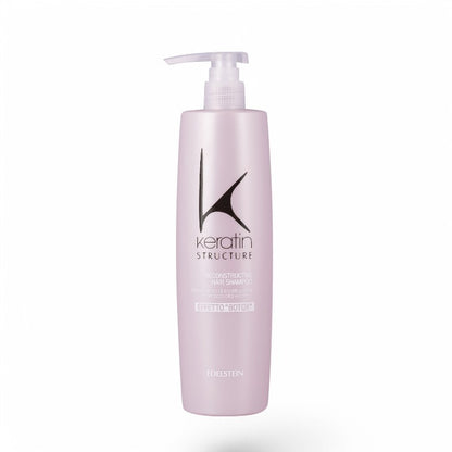 Șampon reconstructor profesional – repară, fortifică și hidratează părul deteriorat și uscat. Rezistență și strălucire vizibilă.