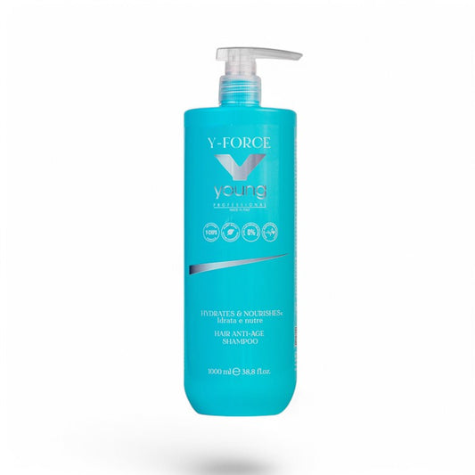 Șampon profesional anti-aging 1000 ml – tratament de regenerare și vitalitate pentru păr matur și fragil.