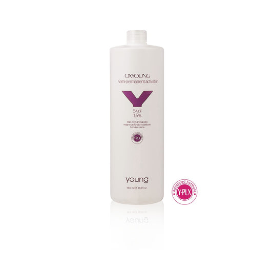 Emulsie oxidantă Young Y-Plex pentru tonifiere intensivă 5Vol/1.5% 1000ML - John Hair #