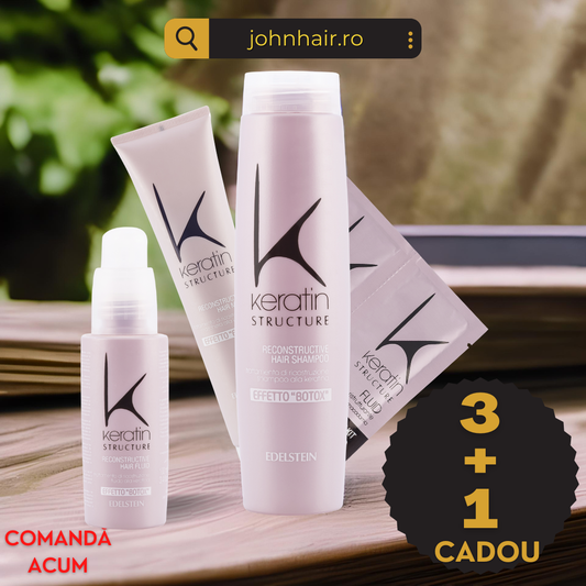 Set complet de îngrijire a luxului pentru păr Keratin Stucture