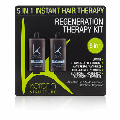 Tratament Keratin Structure Regenerant 5 in 1 în ambalaj special profesional pentru păr – John Hair