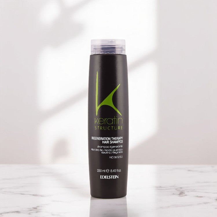 Șampon regenerant cu keratină 250 ml – reparare și fortifiere pentru păr deteriorat