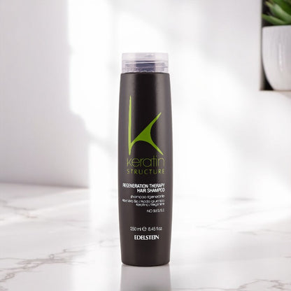 Șampon regenerant cu keratină 250 ml – reparare și fortifiere pentru păr deteriorat