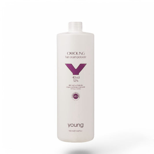 Emulsie oxidantă Young Y-Plex pentru vopsea de păr persistentă 40Vol/12% 1000ML