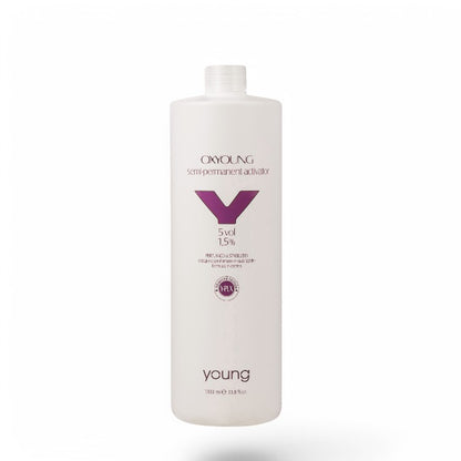 Emulsie oxidantă Young Y-Plex pentru tonifiere intensivă 5Vol/1.5% 1000ML profesional pentru păr – John Hair