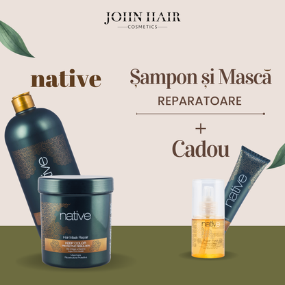 Set complet de îngrijire a luxului pentru păr Native !