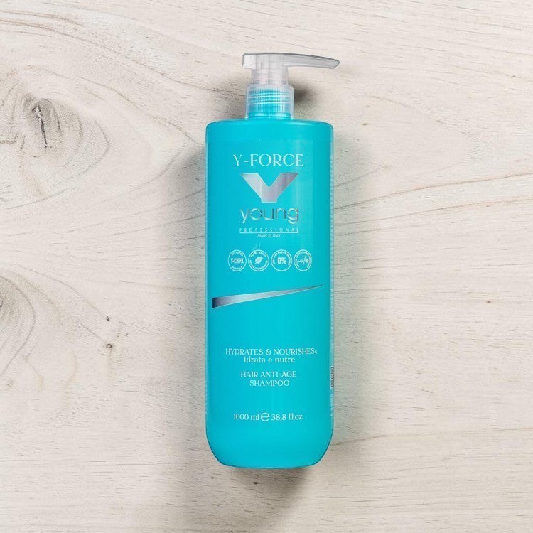 Șampon pentru păr anti-aging 1000 ml – energie și vitalitate pentru păr sănătos
