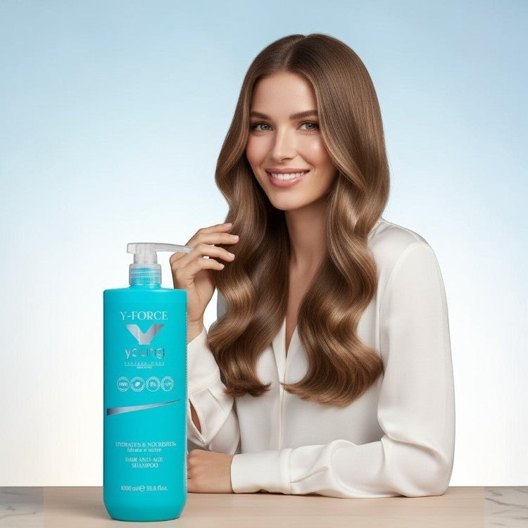 Șampon pentru revitalizarea părului 1000 ml – efect anti-aging și strălucire