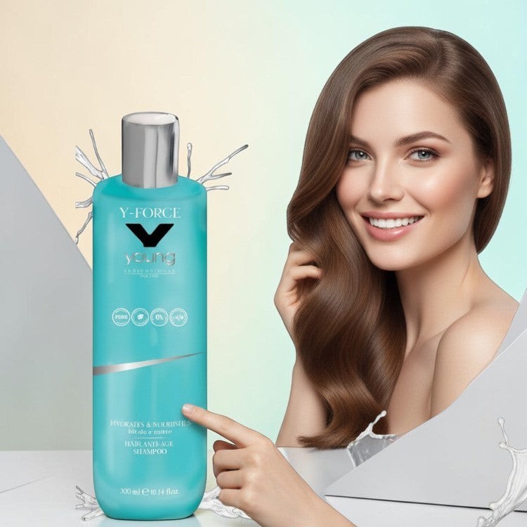 Șampon pentru revitalizarea părului 300 ml – efect anti-aging și strălucire