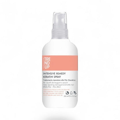 Spray profesional cu keratină Intensive Remedy 200 ml pentru repararea și hidratarea părului deteriorat – John Hair