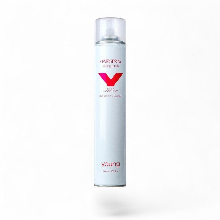 Spray fixativ profesional cu fixare medie pentru volum și strălucire naturală a părului