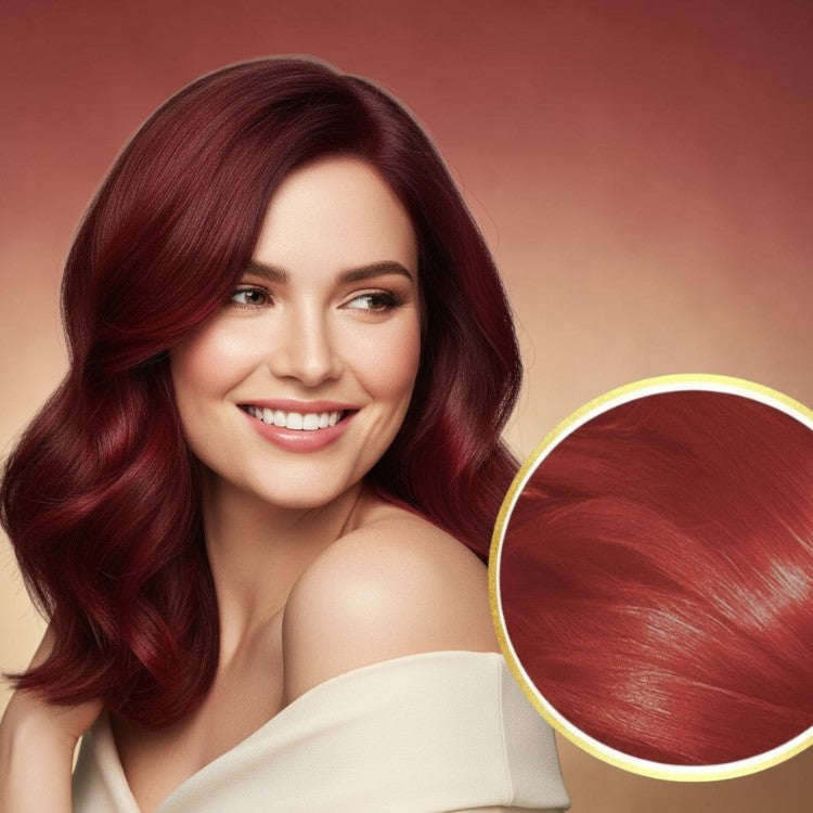 Toner blond auriu irisat 8.32 – reflexii calde și efect luminos natural
