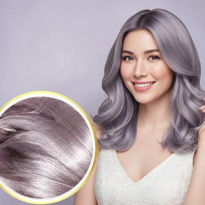 Toner blond lavandă rece 9.21 – neutralizare tonuri galbene și efect pastel