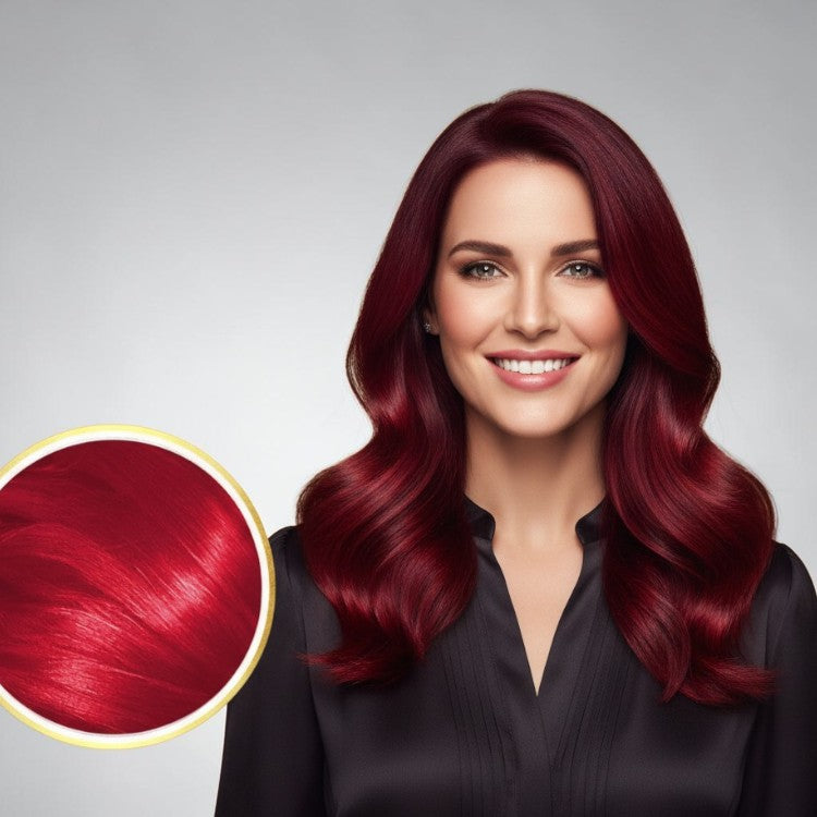 Toner blond roșcat intens 6.66 – reflexii roșii profunde și culoare vibrantă