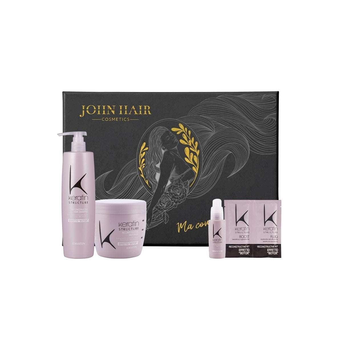 Tratament Keratin Structure în ambalaj special profesional pentru păr – John Hair