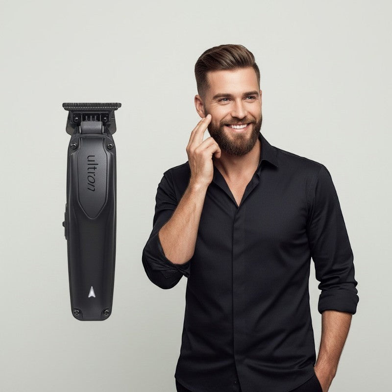 Trimmer profesional ULTRON JORD pentru contur precis barber cu lamă T-Blade DLC și motor 7000 RPM