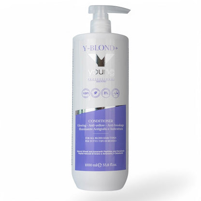 Balsam pentru păr blond 1000 ml – strălucire și neutralizare tonuri galbene