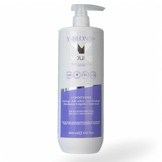 Balsam pentru păr blond 1000 ml – strălucire și neutralizare tonuri galbene